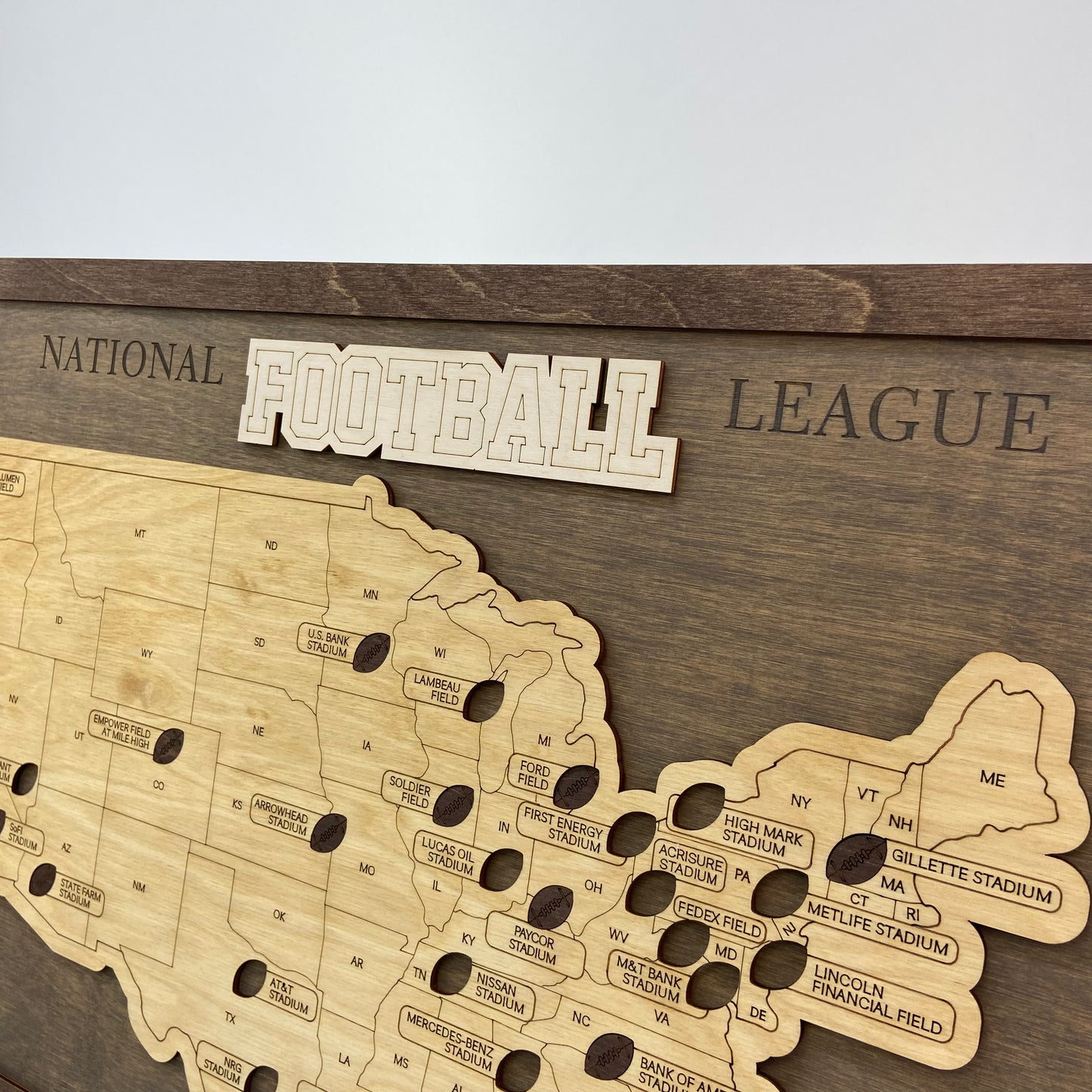 Football Stadium Map (Grey) - MyWanderMap