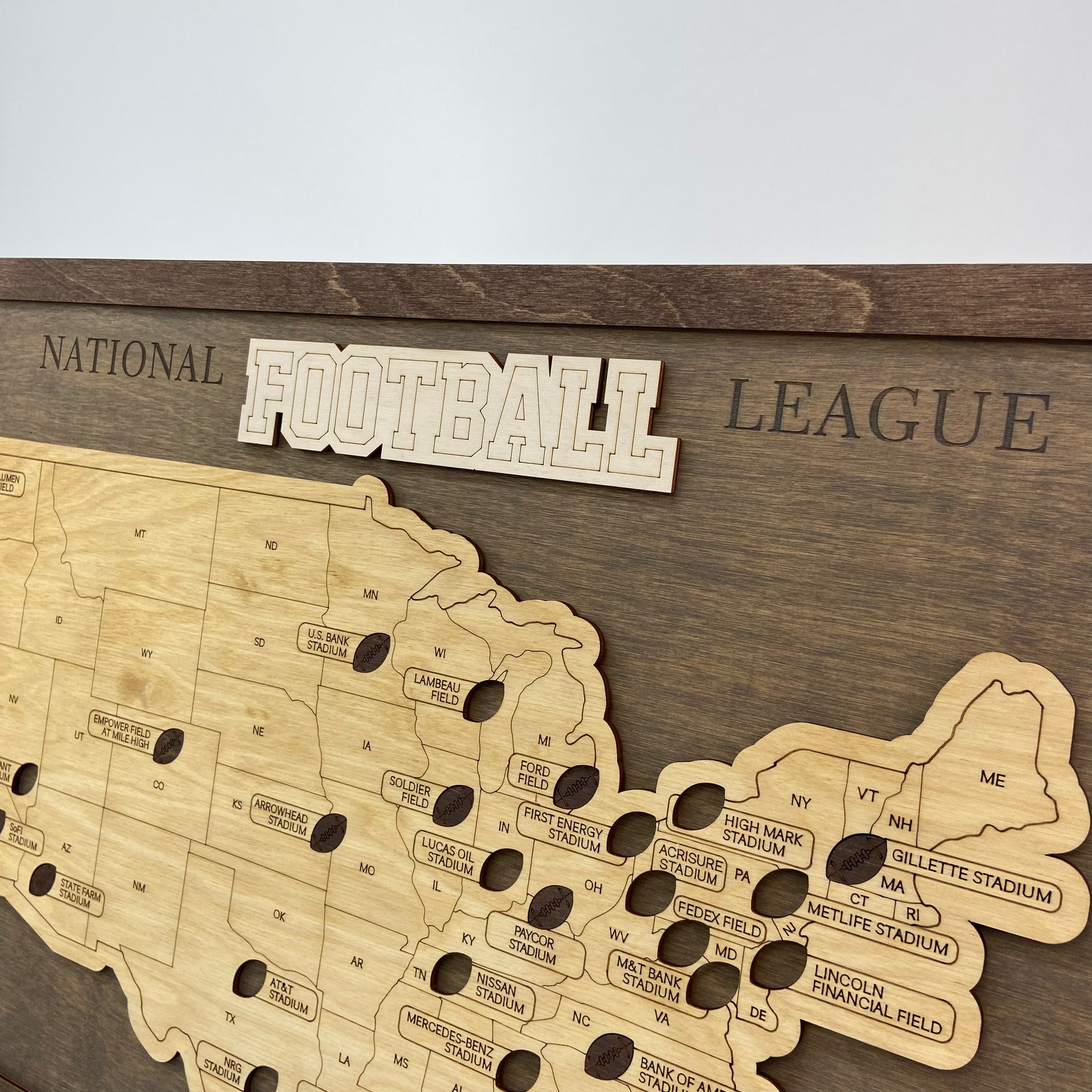 Football Stadium Map (Grey) - MyWanderMap