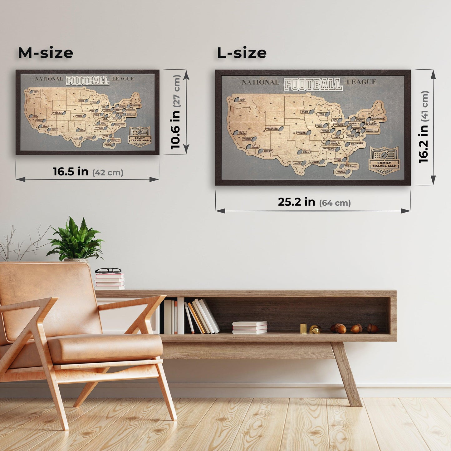 Football Stadium Map (Golden oak) - MyWanderMap